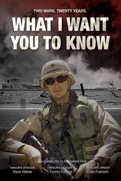 What I Want You to Know